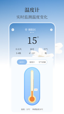 日歷天氣溫度計(jì)