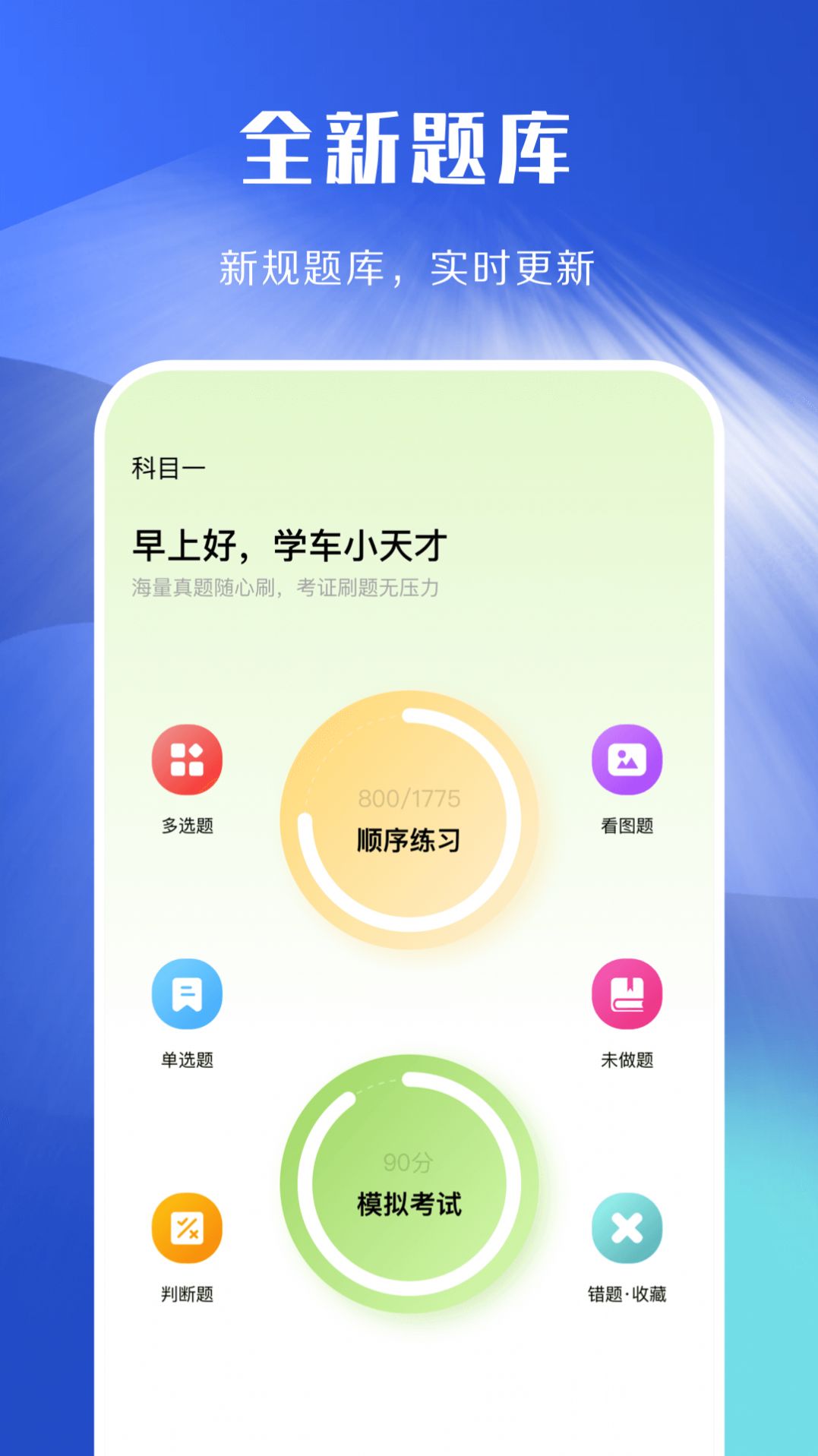 駕照考試?yán)?論學(xué)習(xí)
