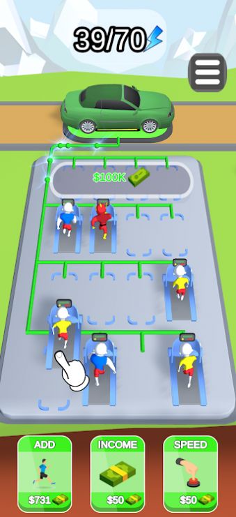 放置電池充電