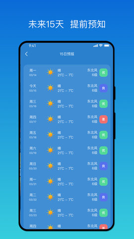 秒測天氣預報