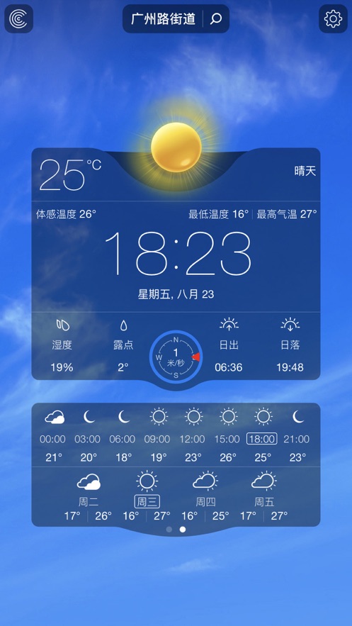 適時天氣預報